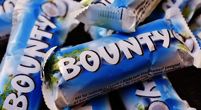 Chocolat plus coco égal BOUNTY