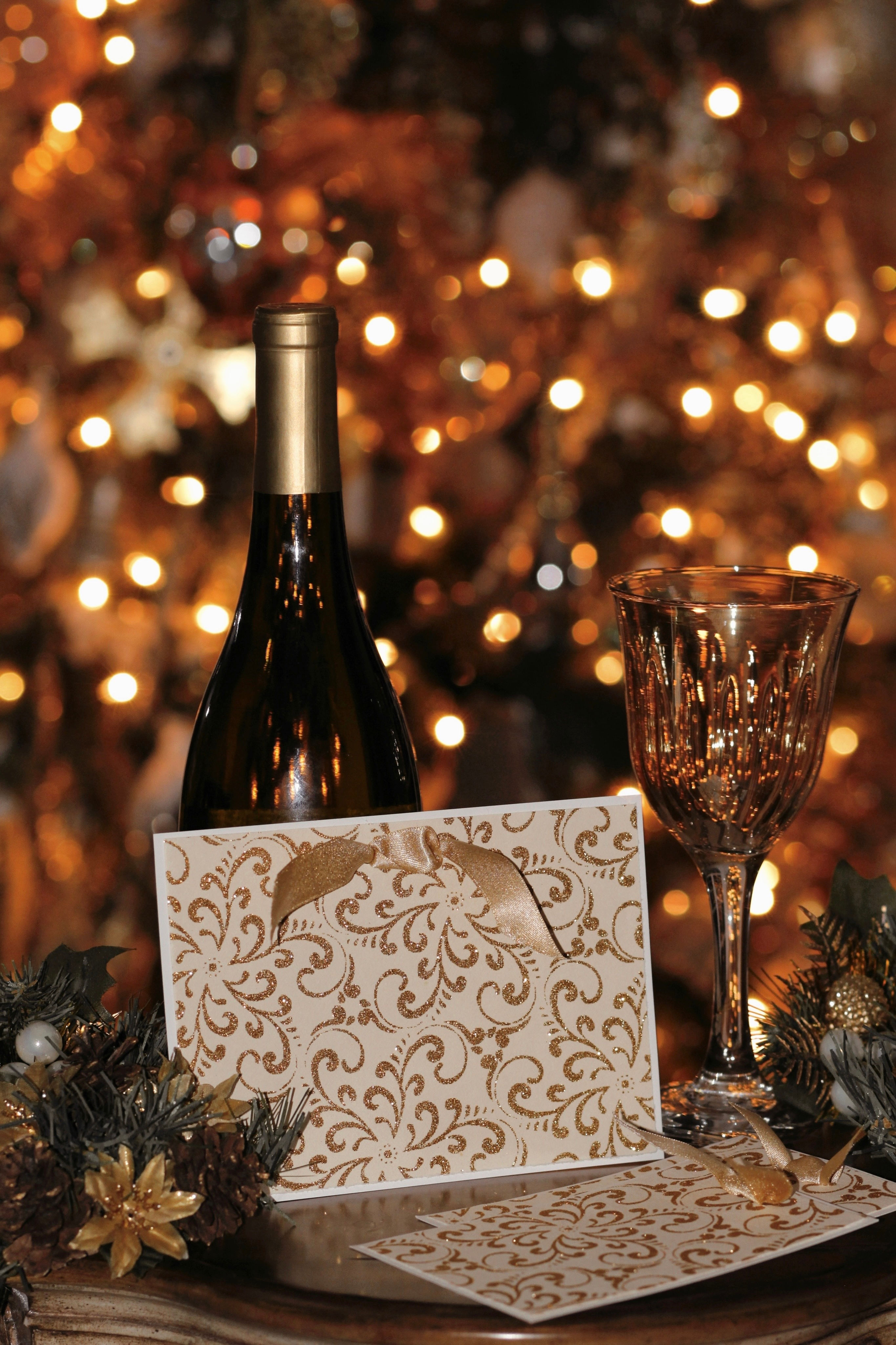 Holiday Glitter Cards