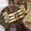 Thumbnail: Gold Rustic Cuff Bracelet