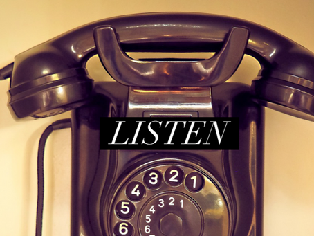 Lent Reflections Day 10: Listen