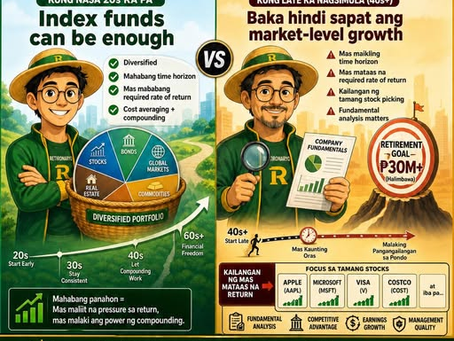 Index funds, ETFs, and UITFs are useful — pero may limitation din ang growth na kaya nilang ibigay.