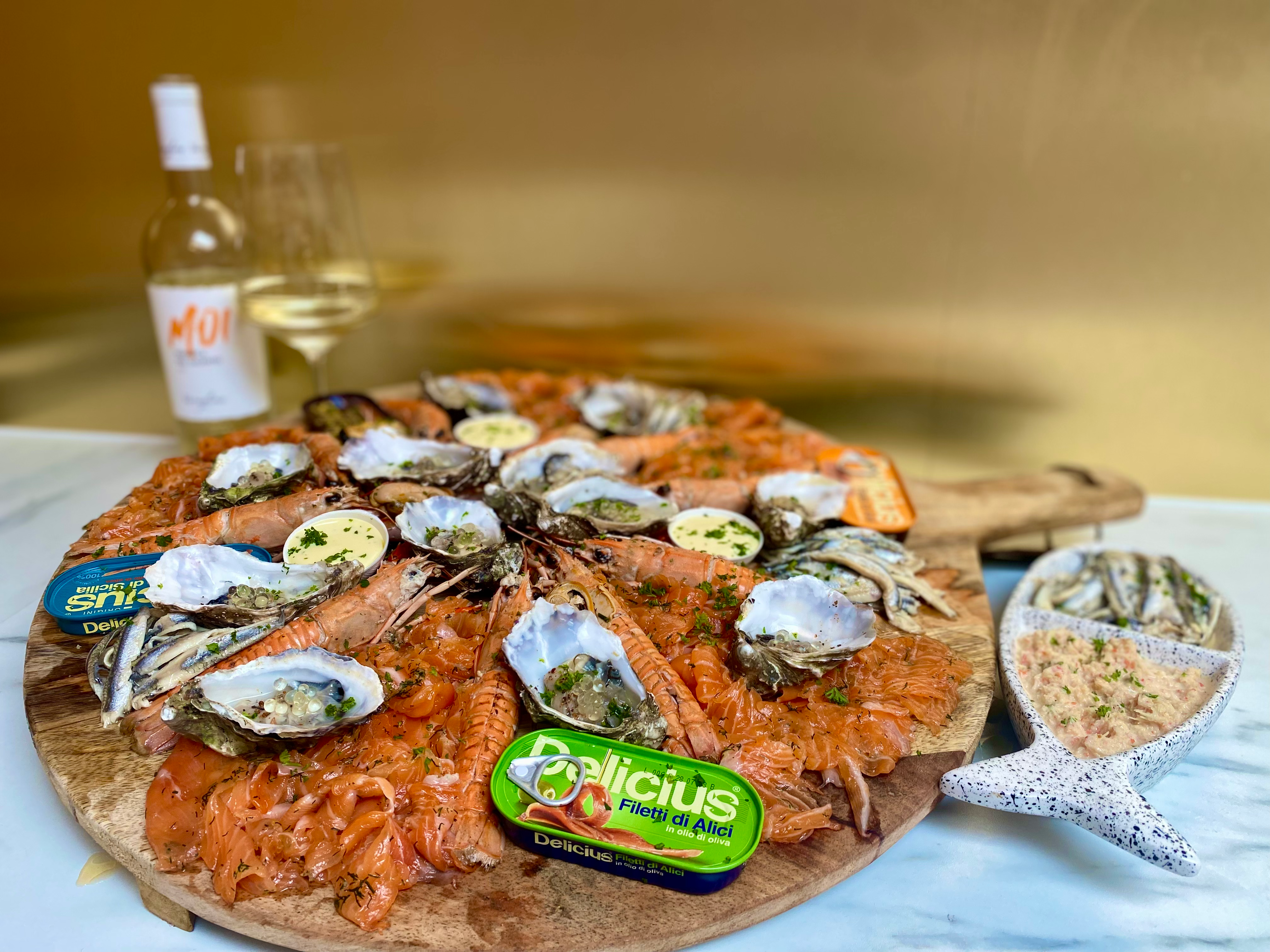 Arranged Food and Objects