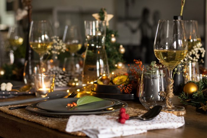 Arranged Food and Objects