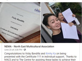 Certificate III in Individual Support