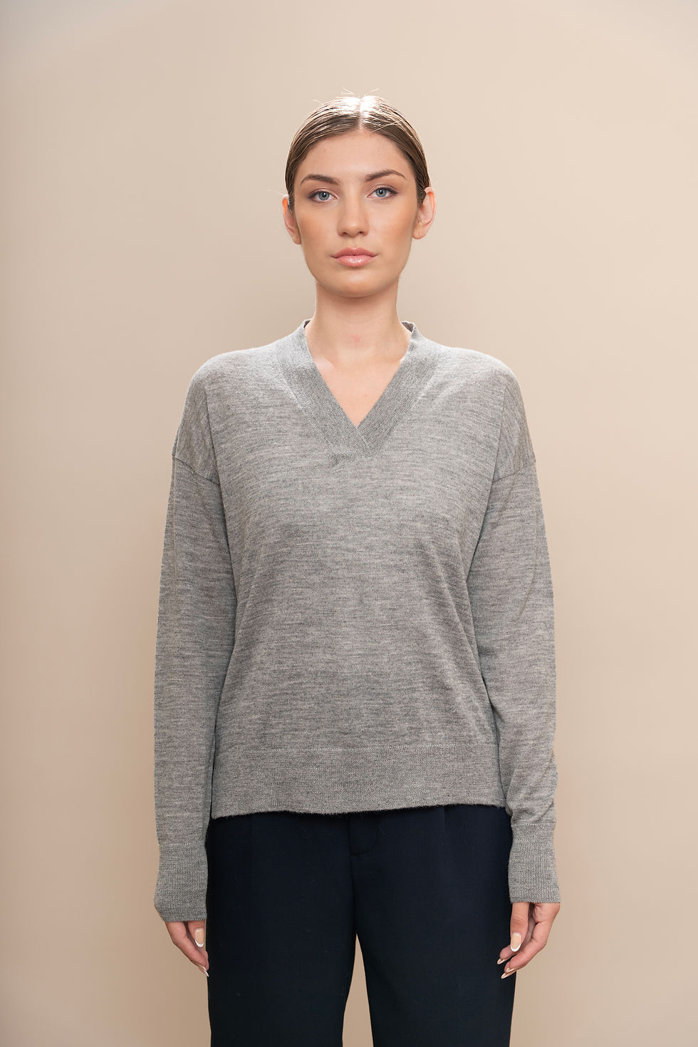 V-Neck Sweater - "Mayu"