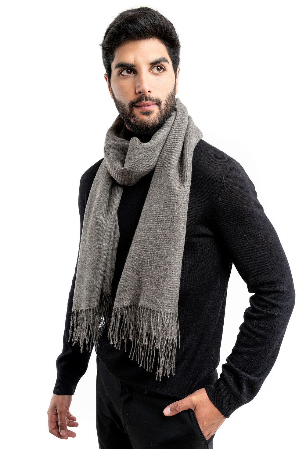 Thumbnail: Undyed classic stole - "Kukuli"