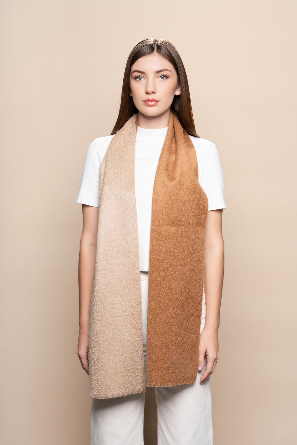 Thumbnail: Baby Suri reversible scarf - "Raymi"