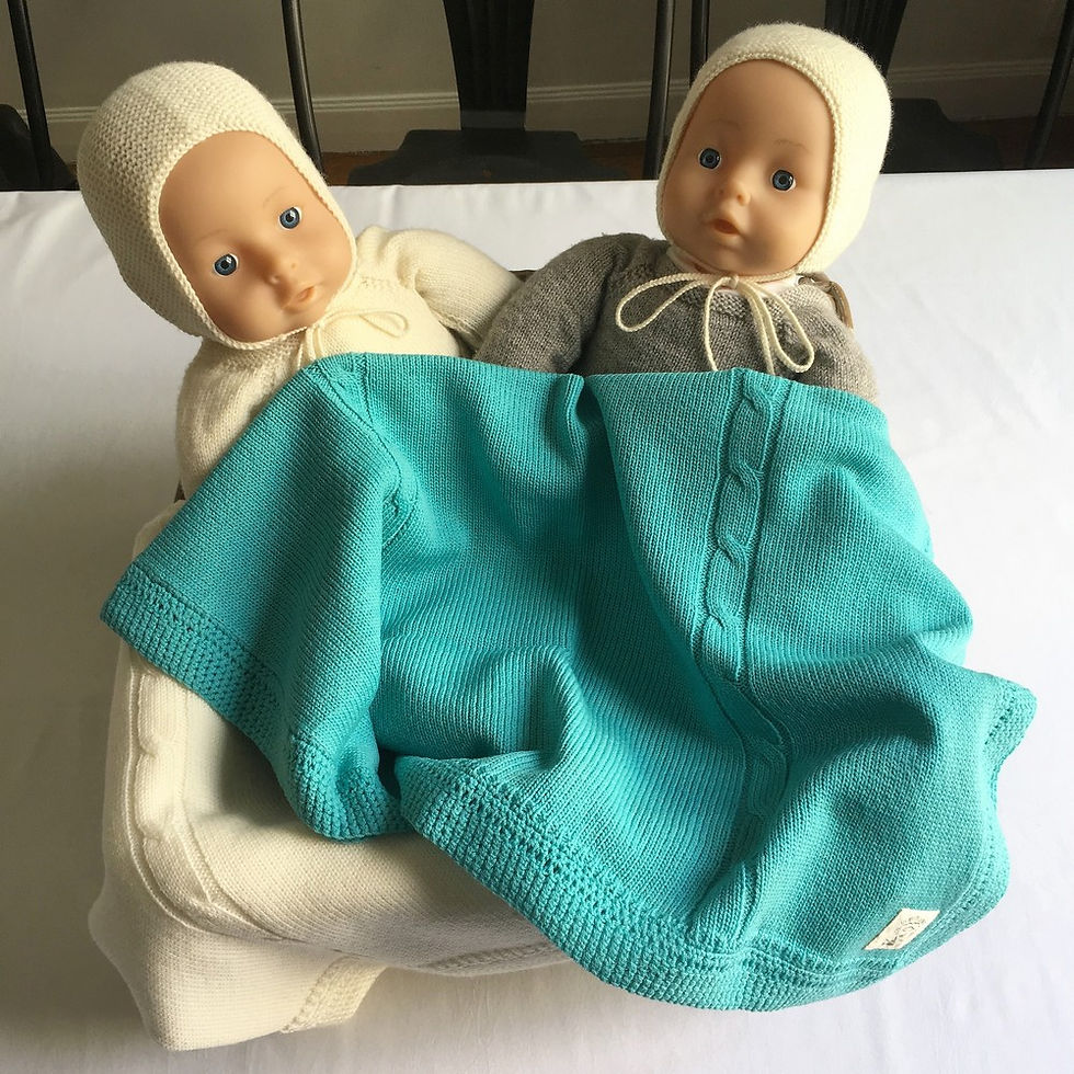 Passe-couloir pour bébé de couleur turquoise