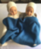 Couverture en laine pour bébé tricotée à la main