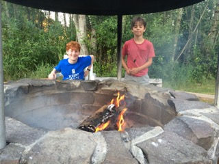 Fireside kids