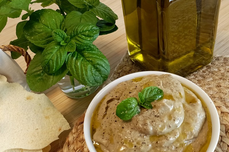 La #melitzanosalata è una crema di melanzane greca buonissima! ?