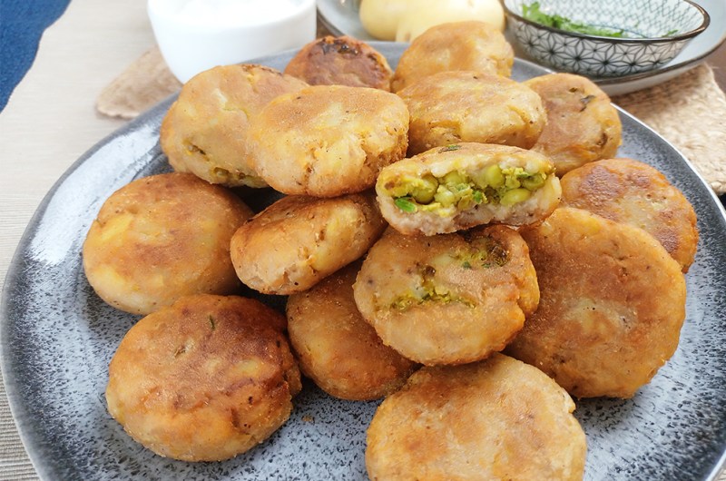 Gli #aloo tikki si preparano con pochissimi ingredienti e sono deliziosi!