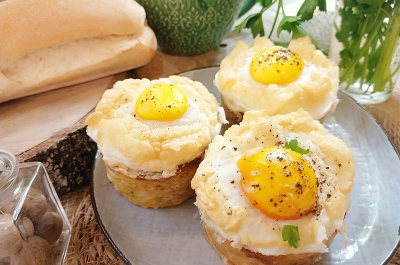 Flan di patate e uova, bellissimi e BUONISSIMI!