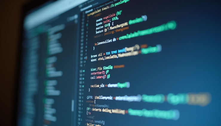Eye-level view of a computer screen displaying RStudio with a dataset being cleaned