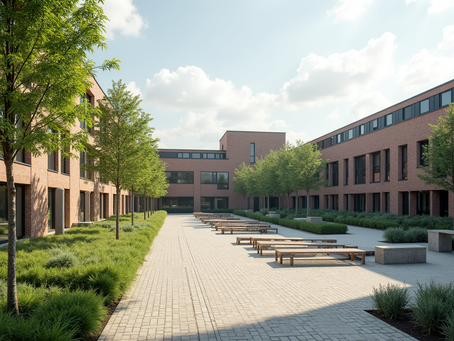 Innovative Courtyard and Parking Design Ideas for Lister Mills