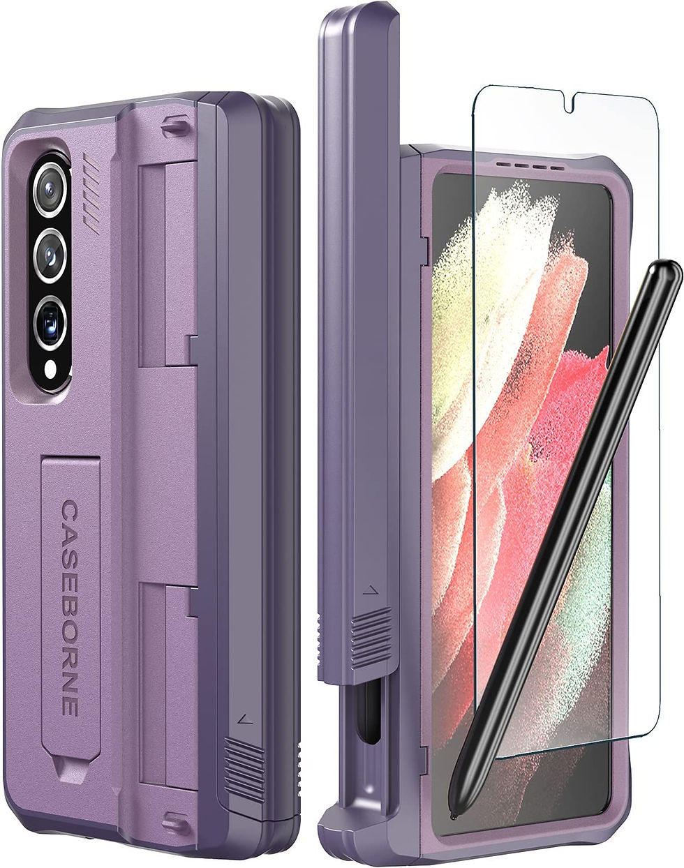 CaseBorne V Compatible with Samsung Galaxy Z Fold 4 Case - Full Body Protective