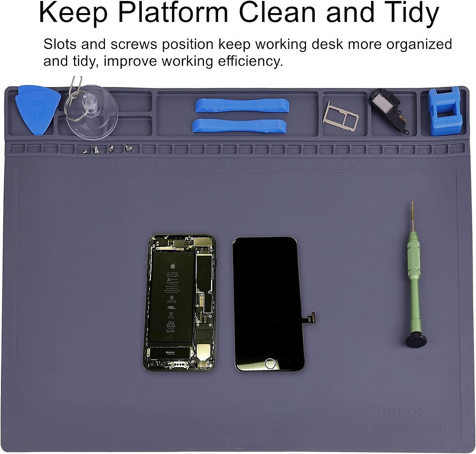 Anti-Static Mat ESD Safe for Electronic Includes ESD Wristband and Grounding Wi