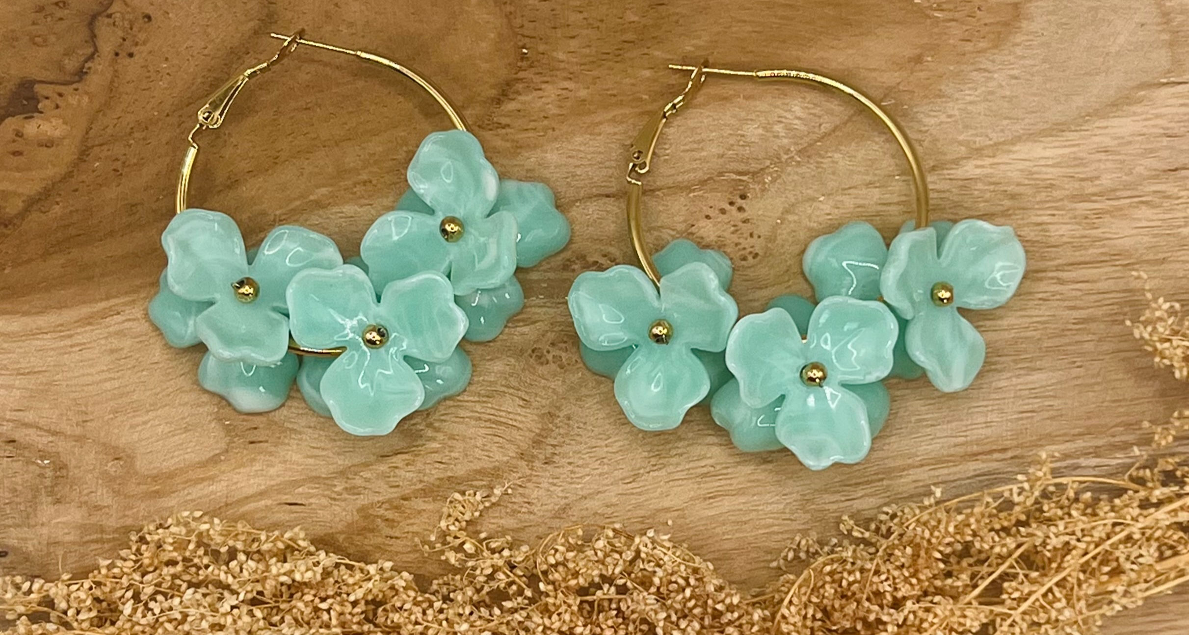 Boucle Créole Fleurs