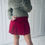 Miniature : Jupe/short Écolière bordeaux