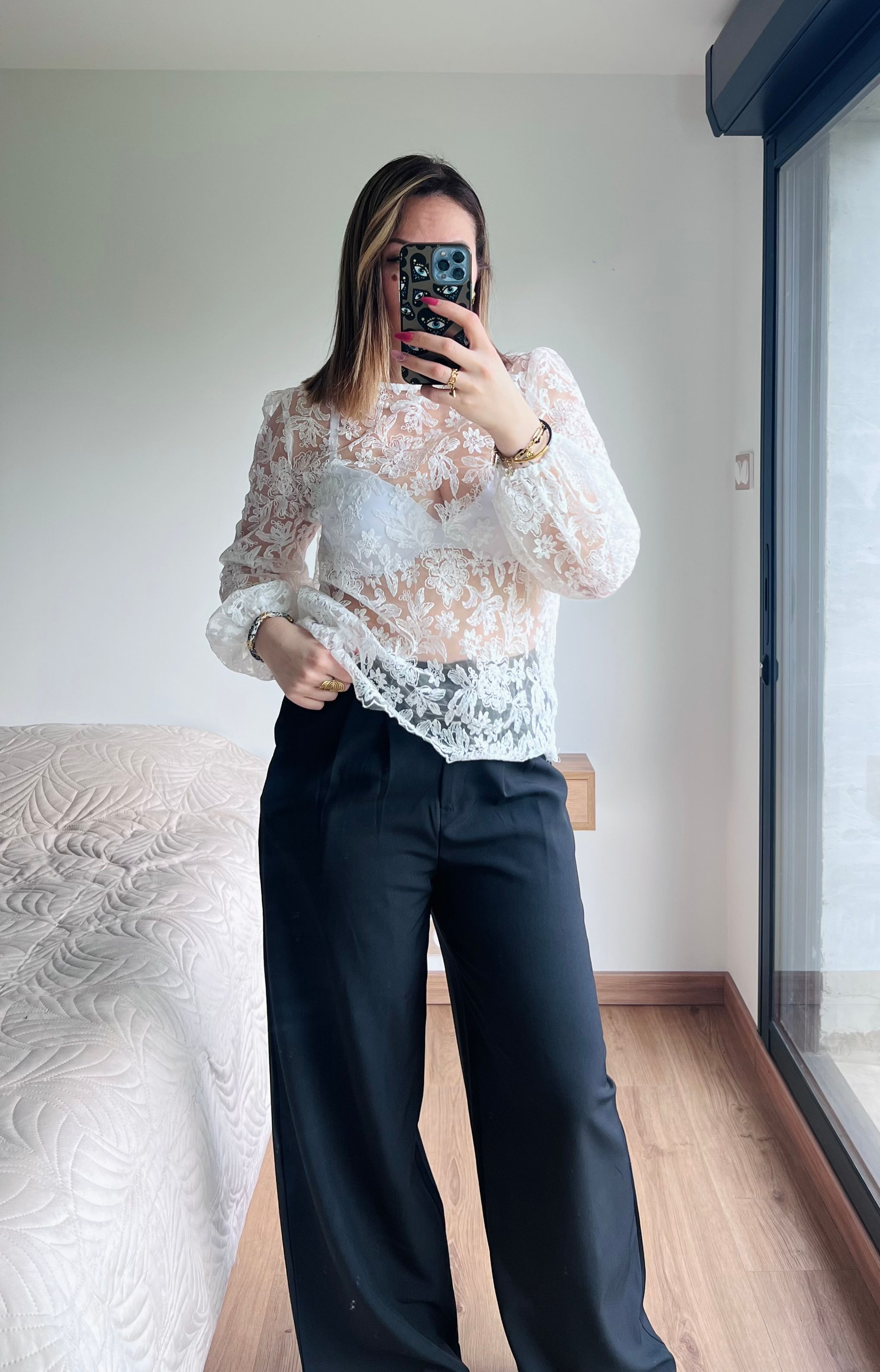 Blouse "Iris Élégance" 🤍