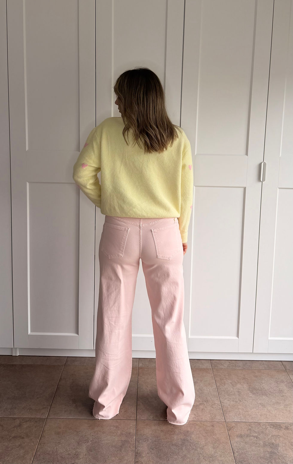Miniature : Pull Cœur – Jaune pastel 💛