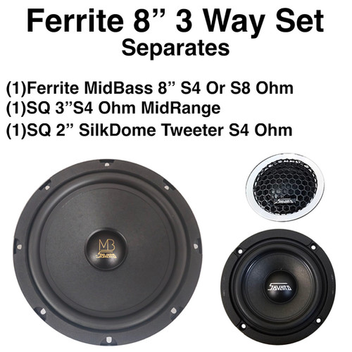 Mids-8 Ferrite MidBass 8
