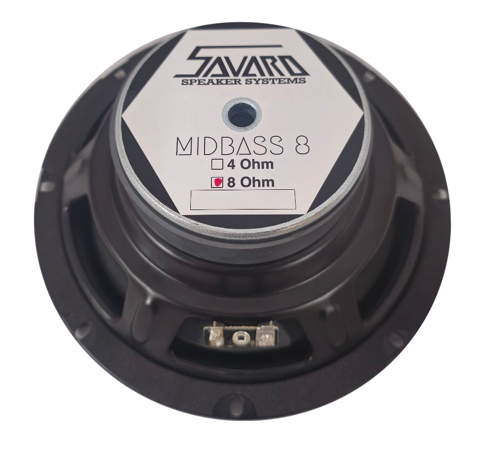 Thumbnail: Ferrite MidBass 8" SQ 3 Way Component Set (Separates Version)