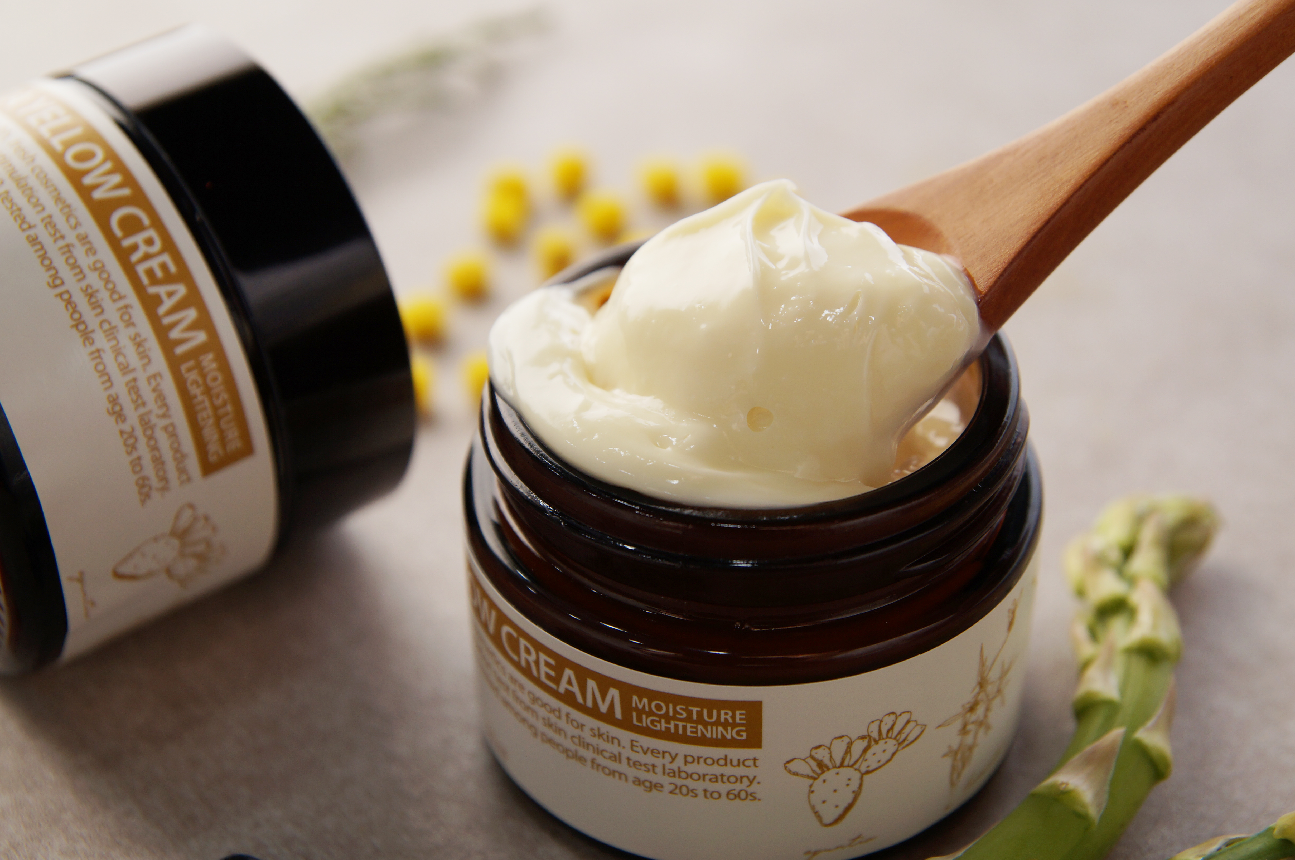 Yellow cream