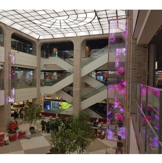 Transparent LED film display(Color)