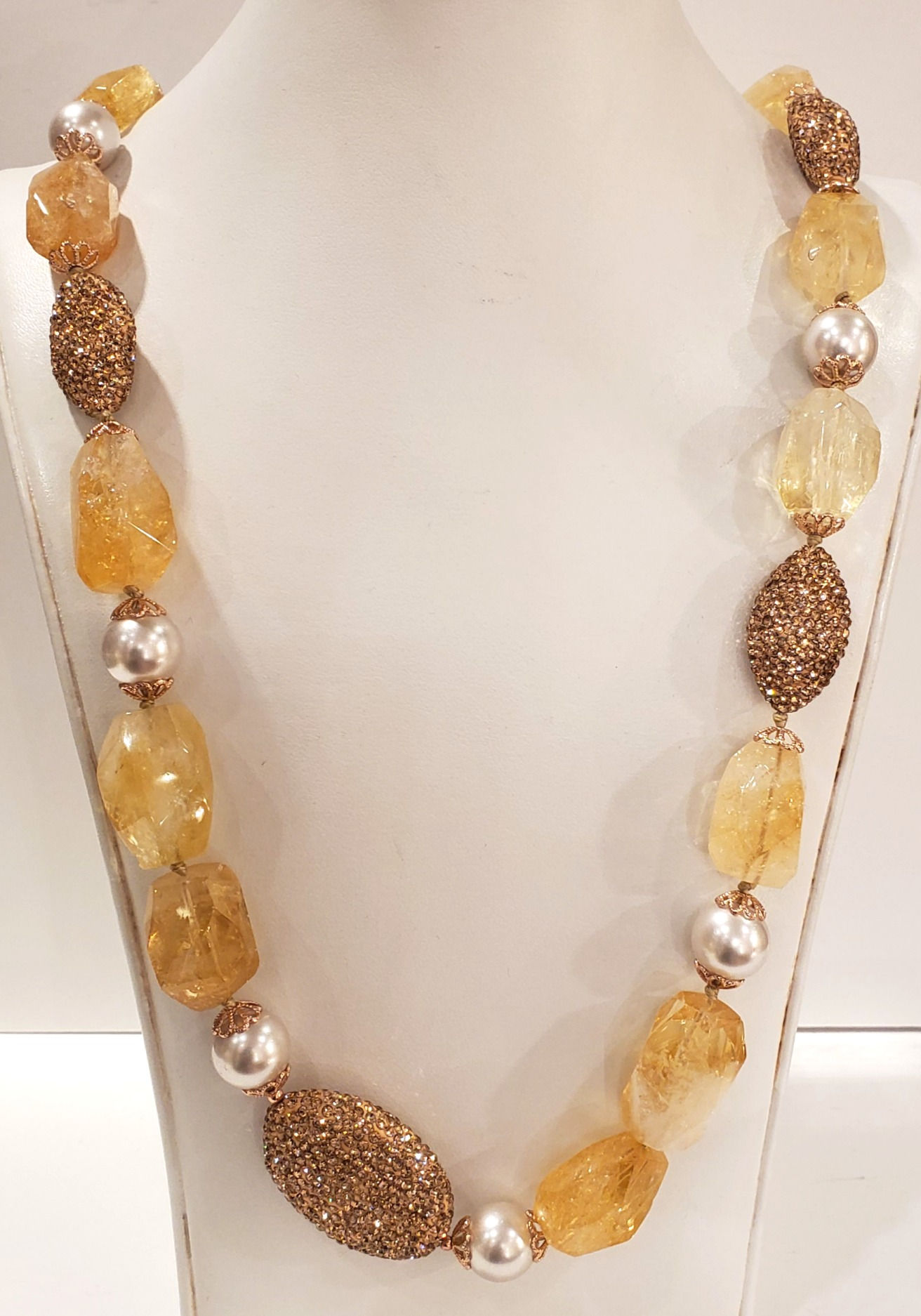 Citrine necklace