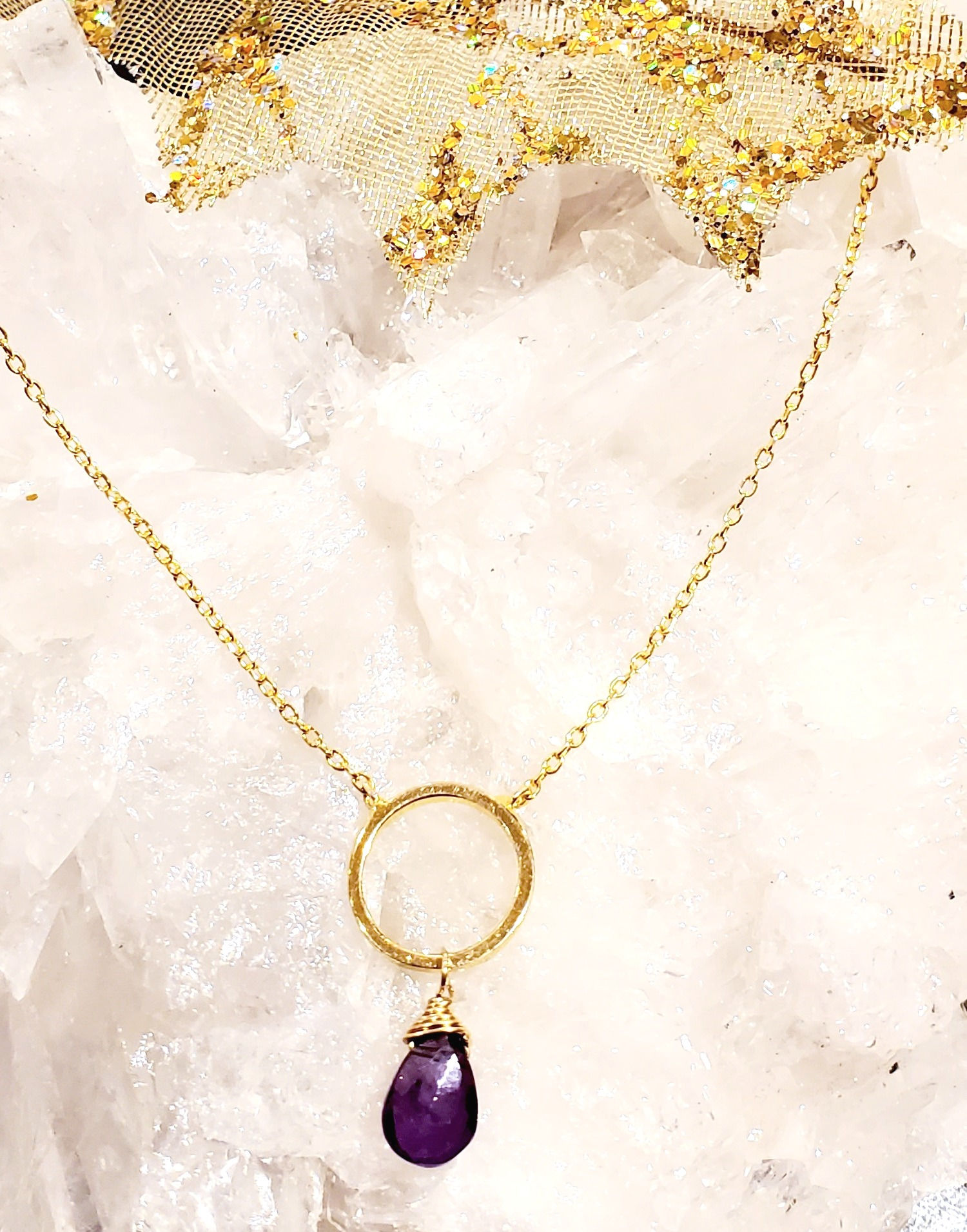 Amethyst necklace