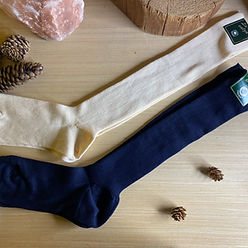 Calze Termiche In Lana Alpaca Nordiche Morbide Colorate Unisex - Fatte In Italia - Foto 3