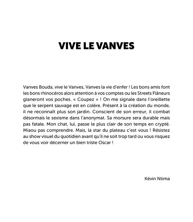 Texte issu d’une œuvre originale des Visuels de Face de Tract par Kévin Ntima. Écriture spontanée et poétique inspirée du collage, où les mots et les images se rencontrent pour créer une narration libre et ouverte à l’interprétation.