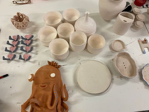 What came out of the bisque kiln! 🔥