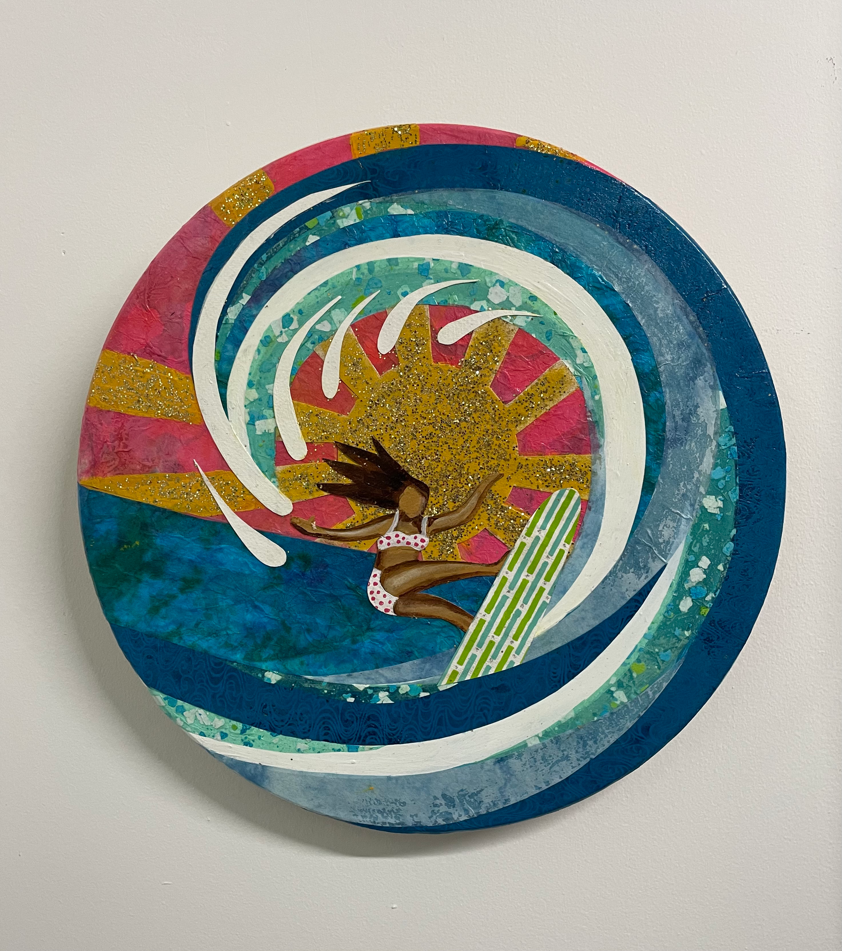 Spinning Surfer Girl Pink