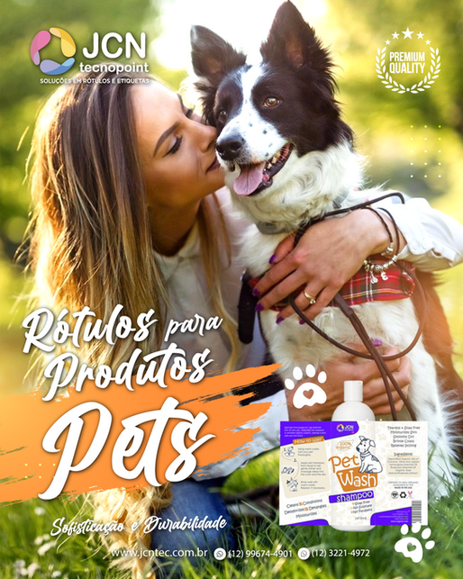 Rótulos e Etiquetas para Produtos Pets