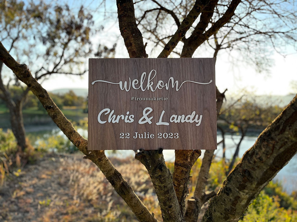Thumbnail: Welcome sign / Welkom bord (A2 size)