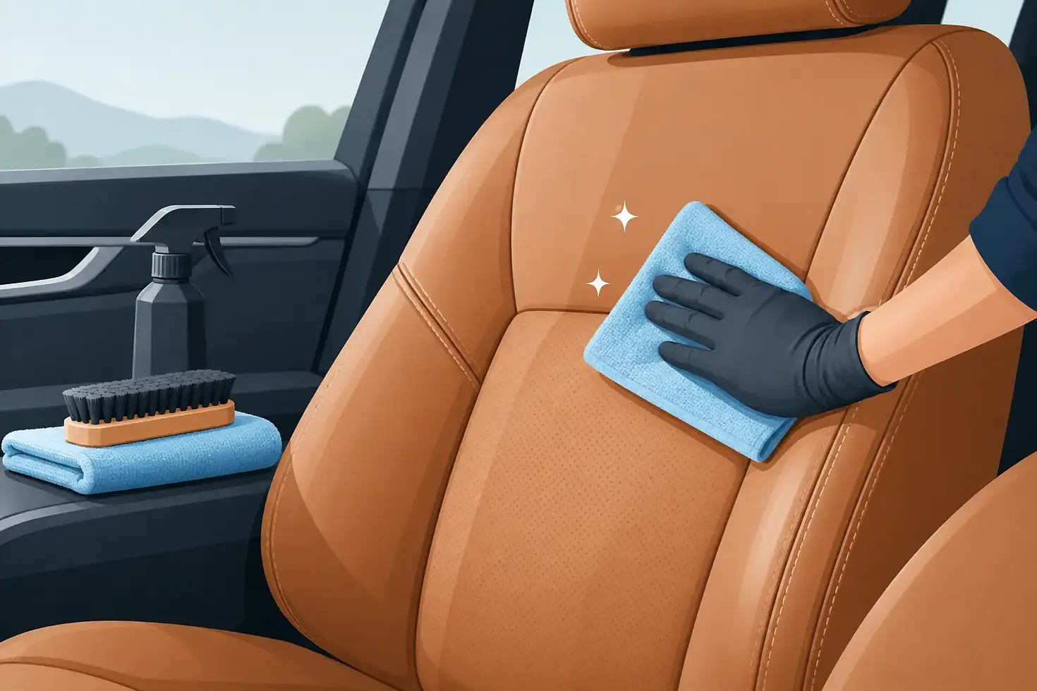 Leather Seat Cleaning That Preserves the Finish