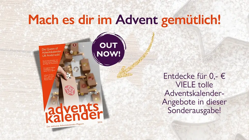Werbung für ein Online-Magazin