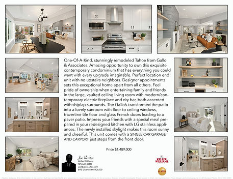 Real Estate Flyers Sample Walnut Creek Danville Alamo Pleasant Hill Concord Danville Martinez Clayton