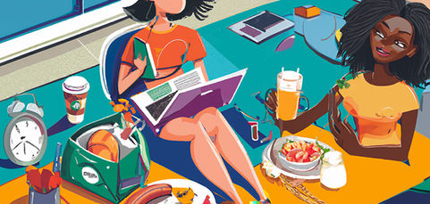 Unlocking the power of your lunch break: How to learn and relax simultaneously