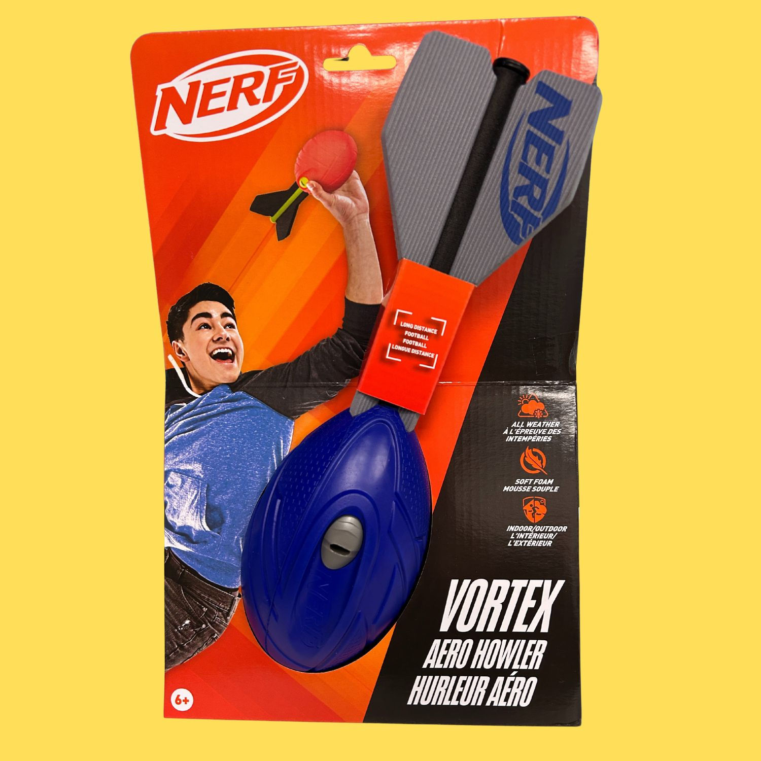 Nerf Vortex Blauw Groot