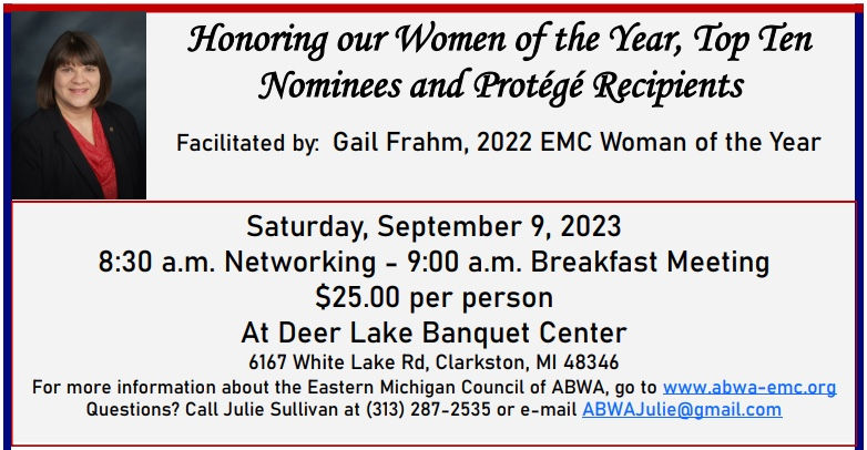 Honoring our Women of the Year, Top Ten Nominees, & Protégé Recipients
