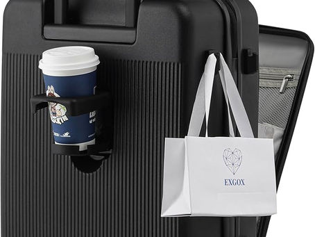HUIDA TECH Carry on Suitcase 20-Inch with Laptop Compartment