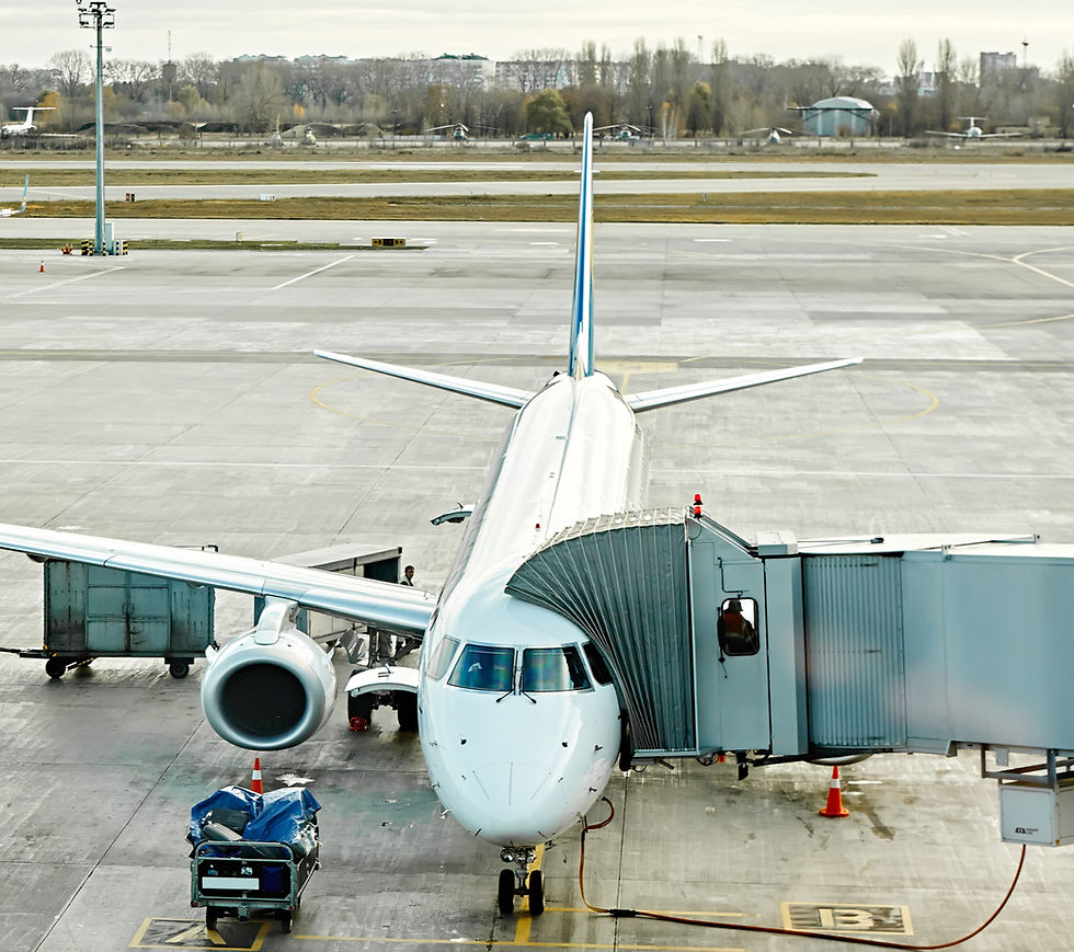 Boarding gate to a plane