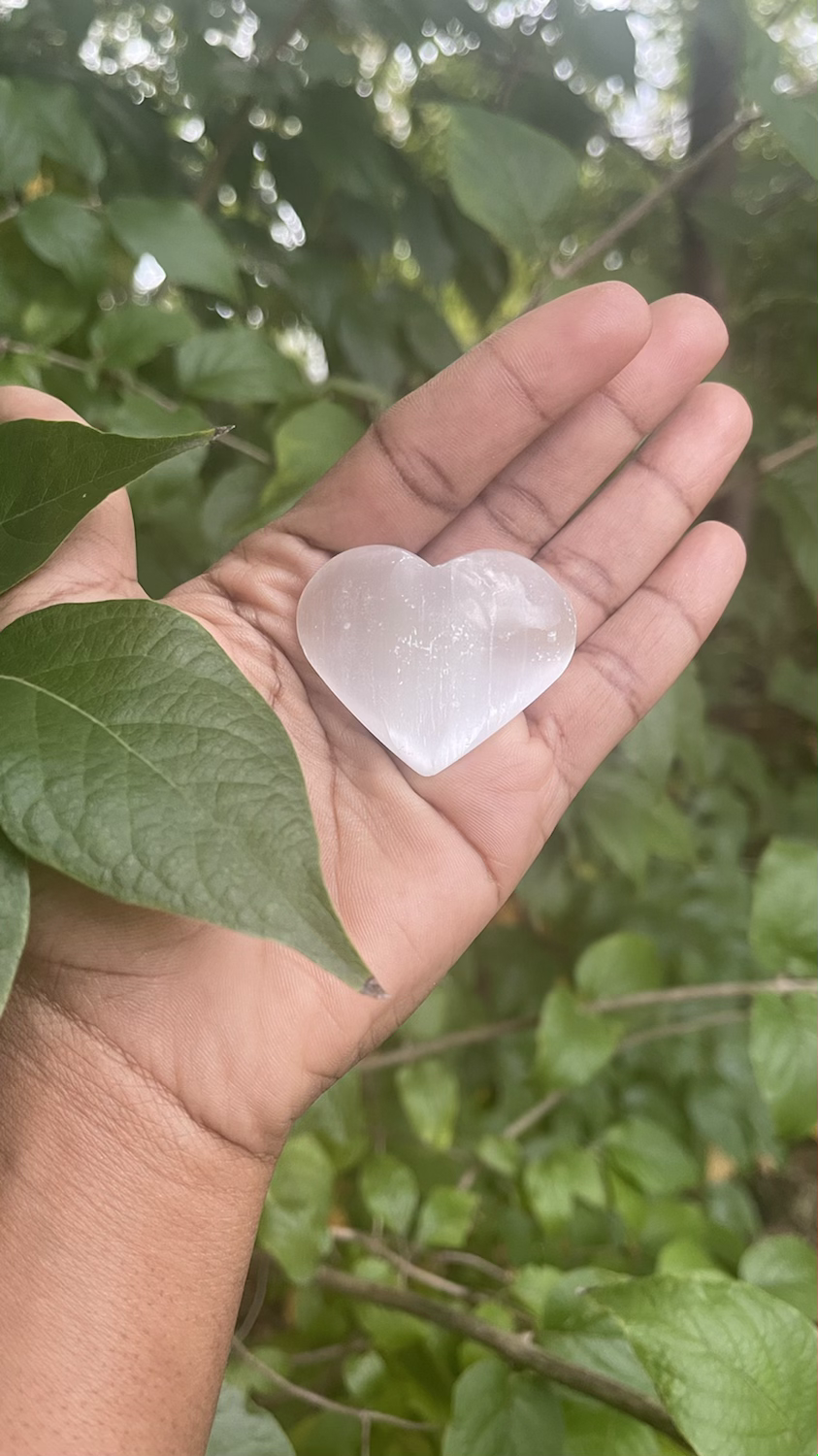 Thumbnail: Selenite Heart ~ Small