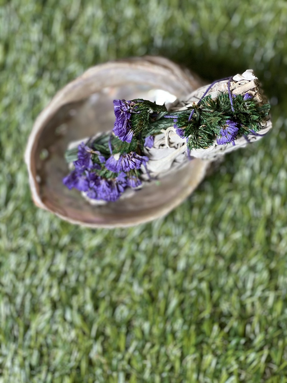 Thumbnail: Purple Sinuata Flower + White Sage 