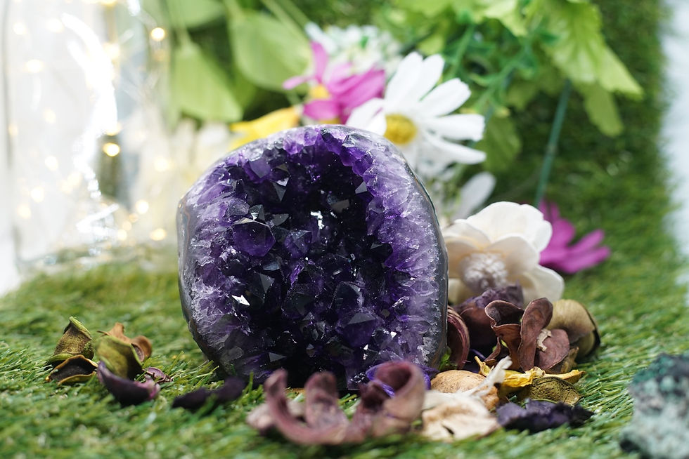 Thumbnail: Uruguayan Deep Purple Amethyst ~ MEDIUM