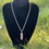 Thumbnail: Rhodonite ~ 20” Silver Necklace 