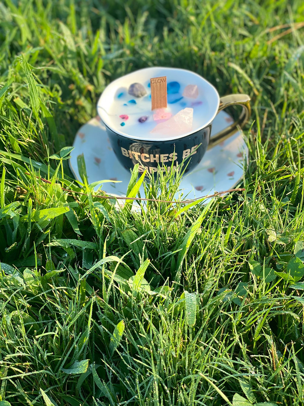 Thumbnail: Self Love /Self Care | Handmade | Glow Goddess Teacup Candle